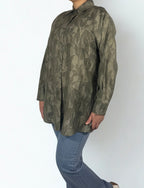 Hana Bluse aus Tencel in Olivgrün