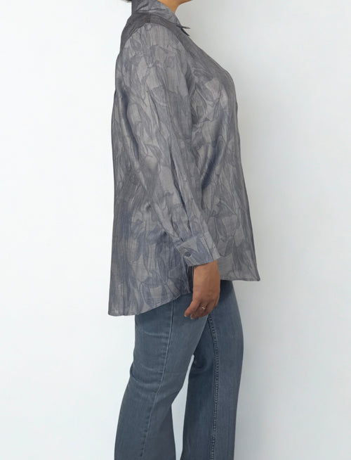 Hana Bluse aus Tencel in Hellblau