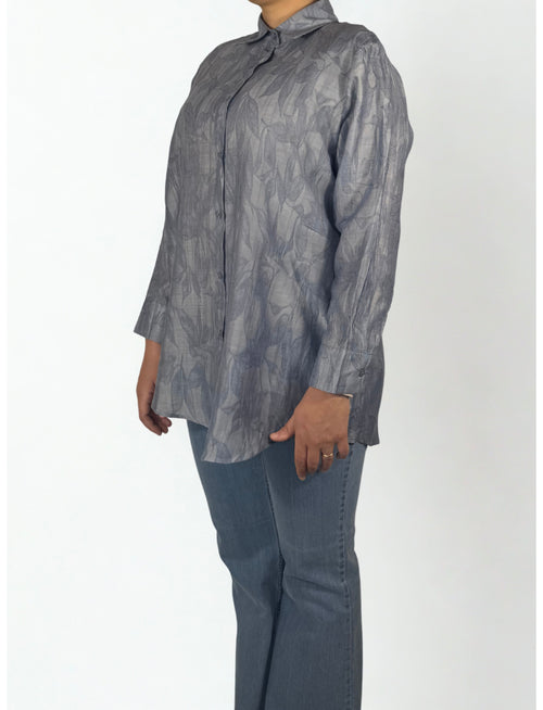 Hana Bluse aus Tencel in Hellblau