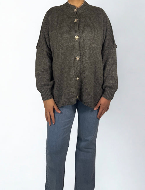 Alya Cardigan in Grau