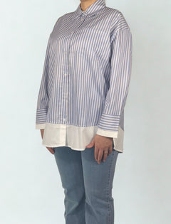 Gestreiftes Oversize-Hemd