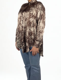 Selma Bluse in Braun