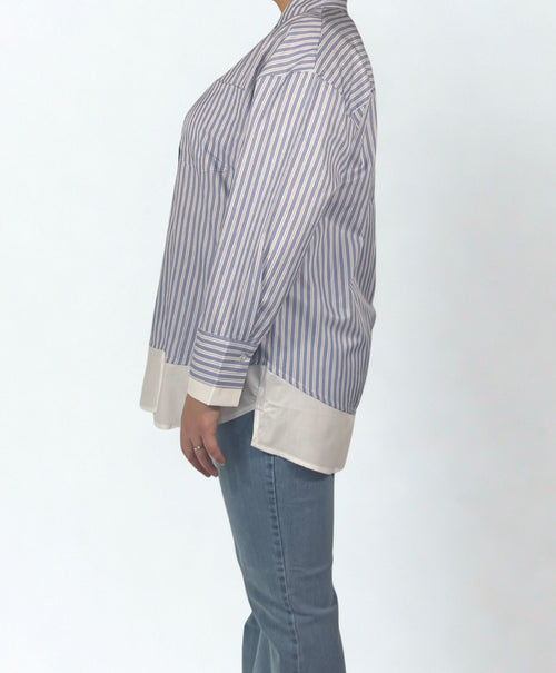 Gestreiftes Oversize-Hemd