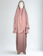Amina Khimar-Zweiteiler in Rosa