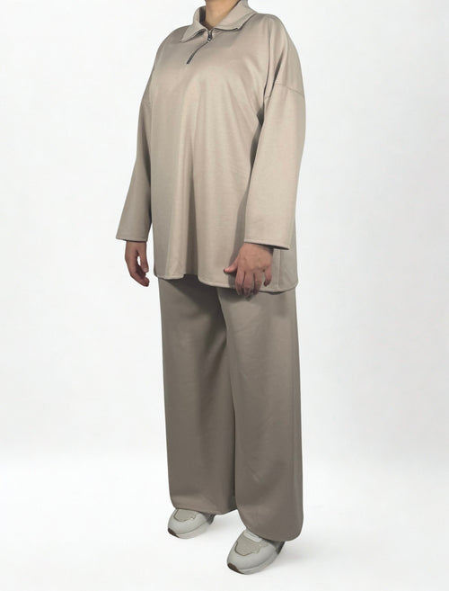 Talia Zweiteiler in Beige