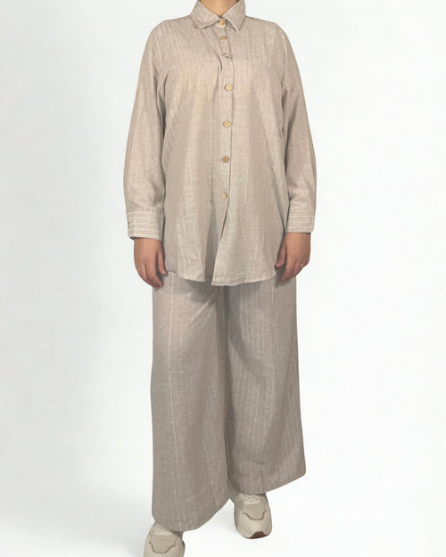 Sophie Zweiteiler in Beige