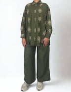 Oriental Zweiteiler in Kakigrün