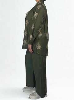 Oriental Zweiteiler in Kakigrün