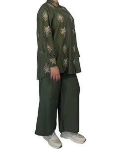 Oriental Zweiteiler in Kakigrün