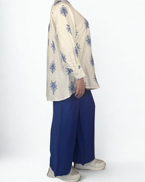 Oriental Zweiteiler in Blau