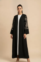 Amina Abaya Due Pezzi in Nero