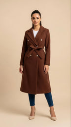 Cappotto Bella Marrone Scuro