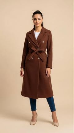 Cappotto Bella Marrone Scuro