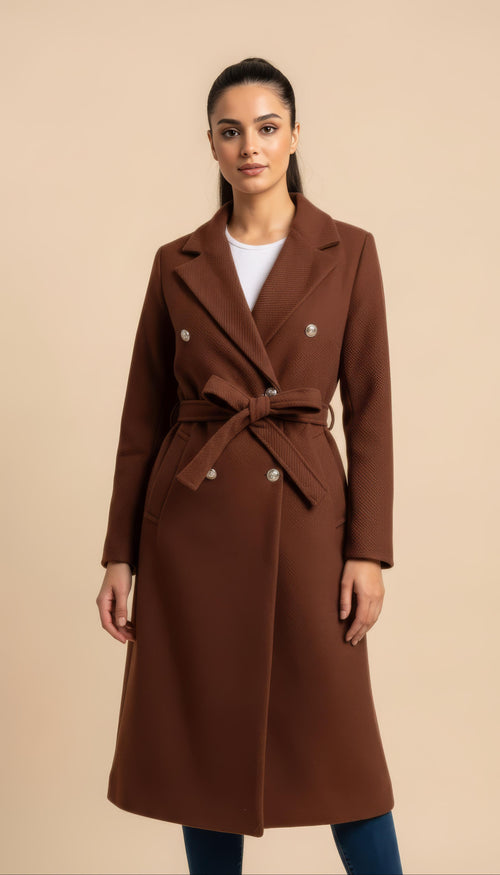 Cappotto Bella Marrone Scuro