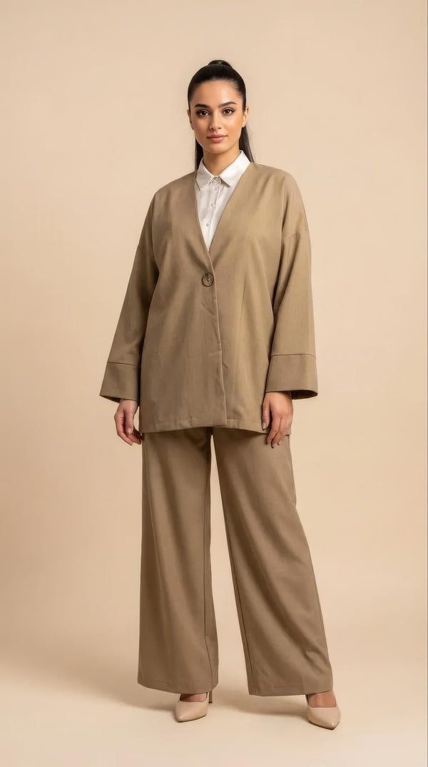 Clara Zweiteiler in Beige