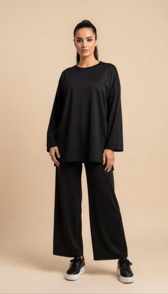Comfy Set Coordinato Nero