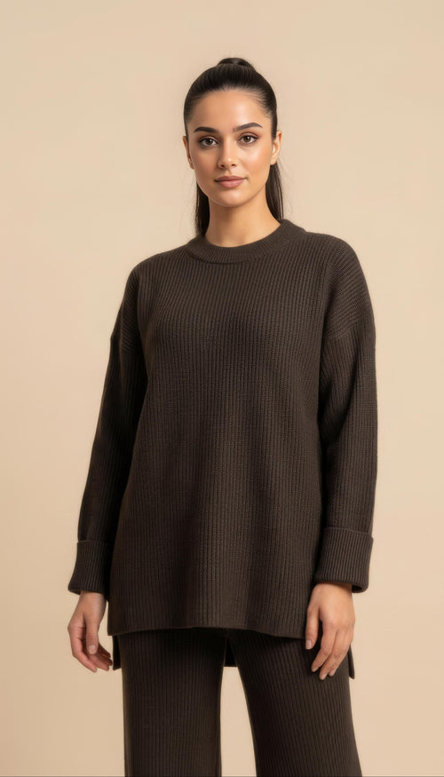 Coordinato in maglia Cozy