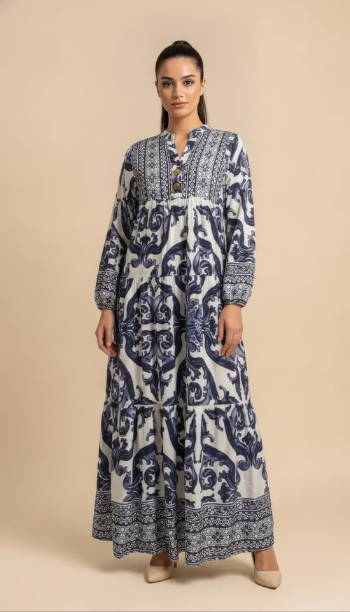 Elegantes Kleid im Matrosenstil