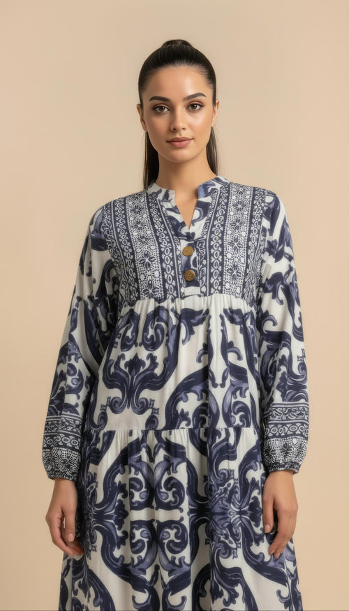 Elegantes Kleid im Matrosenstil
