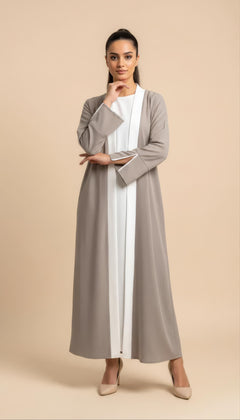 Abaya Layali Taupe/Beige