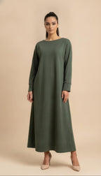 Abaya Layla Verde Kaki