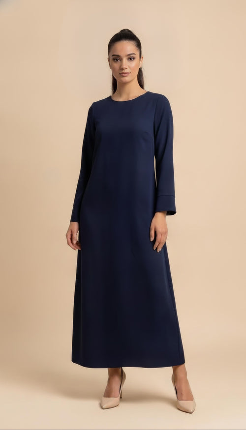Layla Abaya in Marineblau