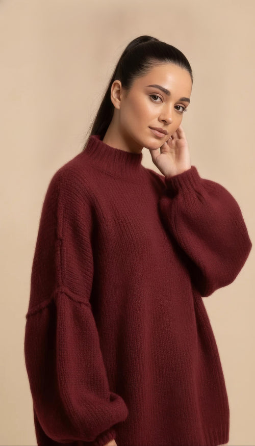 Pullover Maya Bordeaux