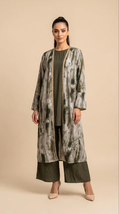 Set Maysa Tre Pezzi in Verde Kaki