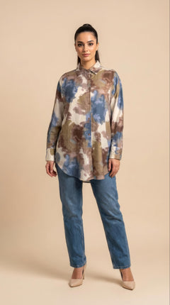 Nadia Blouse in Blue
