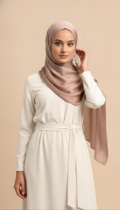 Organza Hijab - Rosa