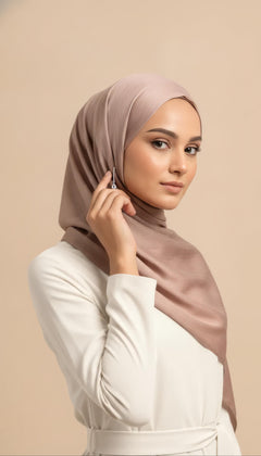 Organza Hijab - Rosa