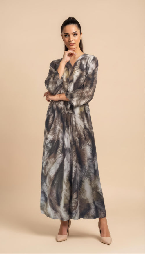 Abito Palma in Marrone
