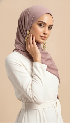 Premium Jersey Hijab - Lavanda Dusk
