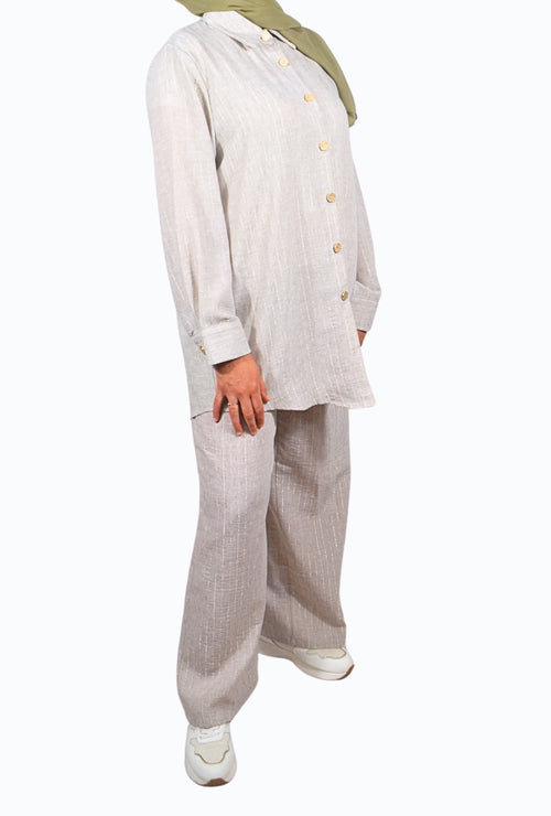 Sophie Zweiteiler in Beige