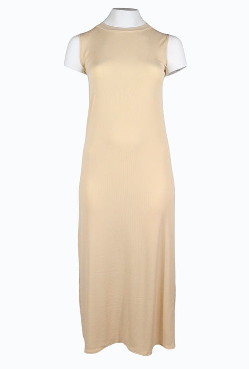 Baumwoll-Unterkleid in Beige