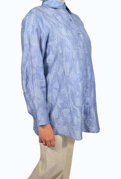 Tencel blouse with floral pattern