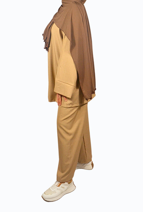 Clara Zweiteiler in Beige