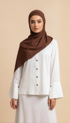 Relax Hijab - Marrone Cioccolato