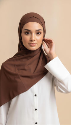 Relax Hijab - Marrone Cioccolato