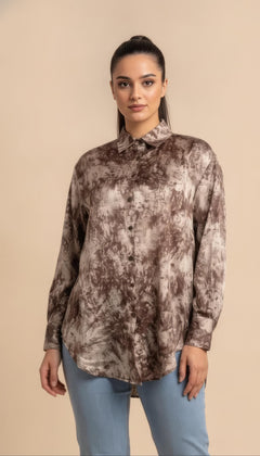 Camicia Selma in Marrone