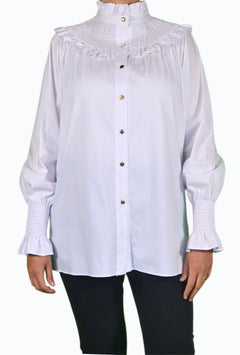 Camicia elegante con dettagli femminili