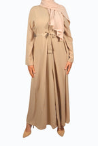Elegant jumpsuit with skirt effect