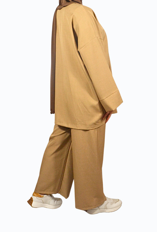 Clara Zweiteiler in Beige