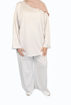 Comfy Zweiteiler Creme