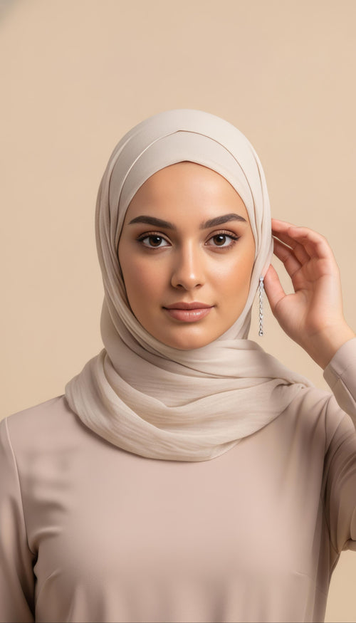 Soft Hijab Crema
