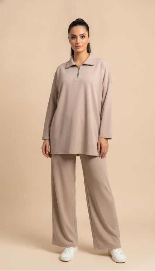 Talia Zweiteiler in Beige