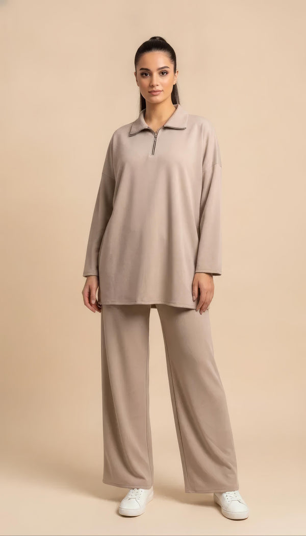 Talia Zweiteiler in Beige