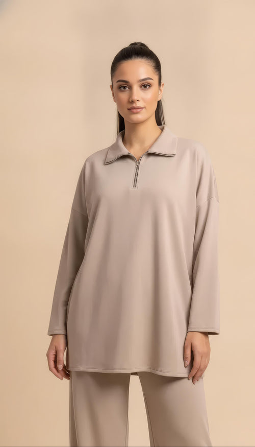 Talia Zweiteiler in Beige