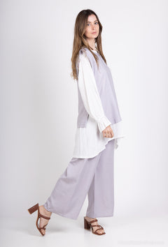 Élise Dreiteiler in Hellgrau