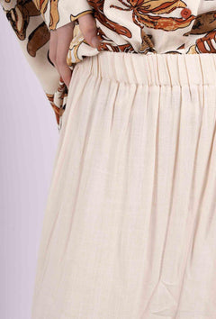 Two-piece set with floral pattern